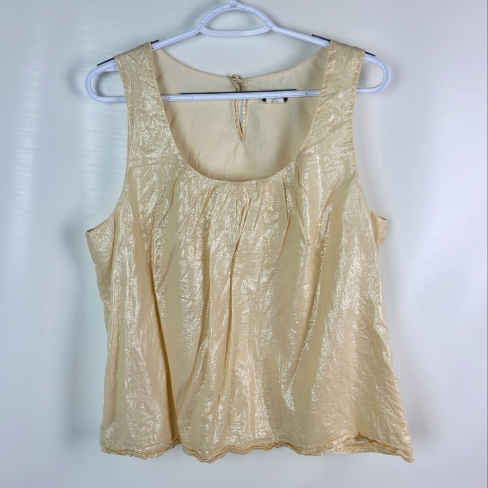 J. Crew 100% Cotton Sleeveless Top Sz 12